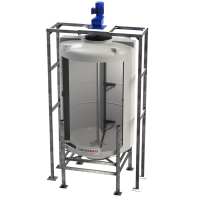 2,100 Litre Conical Mixer Tank With Agitator