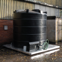 Bespoke Water Tank Frame With Pump Plate