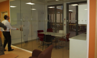 Meeting Room Frameless Glass Doors Bars