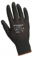 Warrior PU Gloves (x12) - in Black, Grey or White