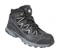 Himalayan Black Leather Waterproof Safety Hiker Boots