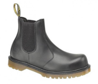 Dr Martens Icon Black Leather Dealer Safety Boots