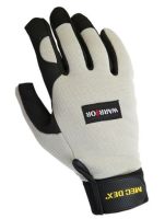 Warrior Mec-Dex Grey Anti Vibration Gloves