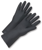 WarriCHEM Black Latex Gloves x12