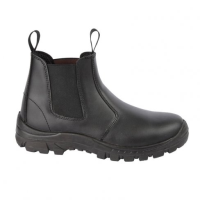 Himalayan Black Chelsea Dealer Leather Safety Boots