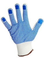 Warrior Knitted Dotted Gloves - x12