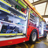 Custom Made Integrated Equipment Boxes For Emergency Vehicles In Staffordshire