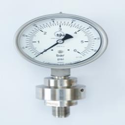 Welded Chemical Seal with Gauge Model 14W