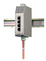 Fast Ethernet Industrial Switch 5 Port Fibre Uplink Optional PoE