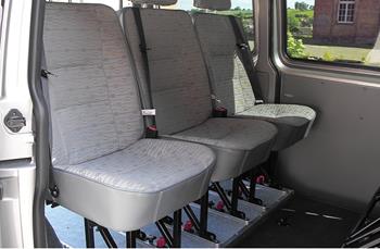 Powder Coated Seats for Commercial Vehicles