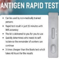 Antigen Rapid Test Kit with Result in 15 Minutes Free Shipping