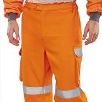 Fire Retardant ARC Compliant GORT Trousers Orange Reg or Tall Leg CARC52OR