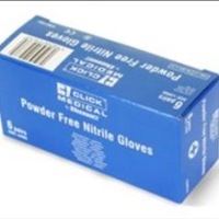 Nitrile Gloves Powder Free Blue 6 pairs in a box CM1721