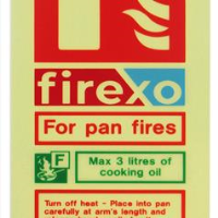 FIREXO Pan Fire Sachet Sign