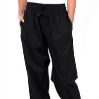 Elasticated Waist Trousers Black CCCTBL