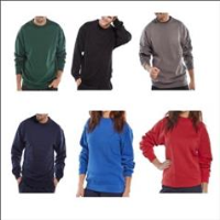 Polycotton Fleece Lined Sweatshirt Various Colours CLPCS