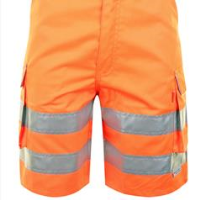 Rail Spec Hi Vis Orange Shorts RSS
