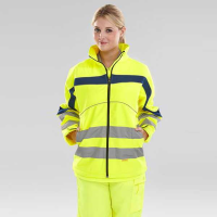 Eton Soft Shell Water-Resistant Hi Vis Jacket Yellow ET40SY