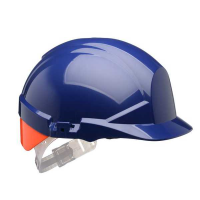 Centurion Reflex Safety Helmet Blue c/w Rear Orange or Yellow Flash CNS12BHV