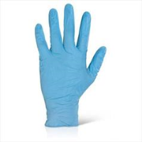 Nitrile Disposable Gloves Powder Free Blue 10 Boxes of 100 NDGPF30B