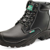 6 Eyelet PUR Safety Boot Black sizes 04-13 CF60BL