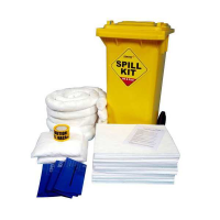 Oil & Fuel Wheelie Bin Spill Kit 125 litre OSKS