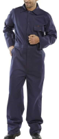 Cotton Drill Boilersuit Navy or White CDBS