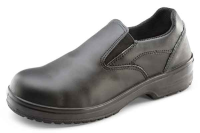 Ladies Slip On Safety Shoe sizes 02-07 CF12BL
