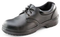 Ladies Safety Tie Shoe Black sizes 02-07 CF13BL
