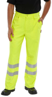 Tesla Hi Vis Fire Resistant Antistatic Trousers Yellow