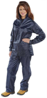 Nylon B-Dri Waterproof Suit Navy NBDSN