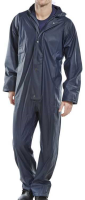 Super B-Dri Waterproof Coverall With Hood Navy or Olive SBDC