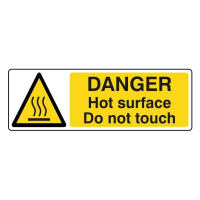 DANGER - Hot Surface - Do Not Touch