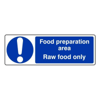 Food Preparation Area - Raw Food Only