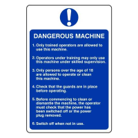 DANGEROUS MACHINE (inc. Directives for Staff)