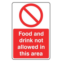 Food and Drink Not Allowed in this Area