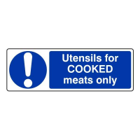 Utensils for COOKED Meats Only