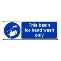 This Basin For Hand Wash Only