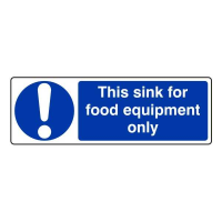 This Sink For Food Equipment Only