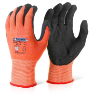 Kutstop Micro Foam Nitrile Amber Cut 3 Gloves KS13