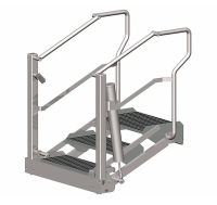 Manual Operation Folding Stairs 
