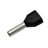 Insulated Ferrules 1.50mm Double Black (100)