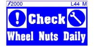 L044 M - Check Wheel Nuts