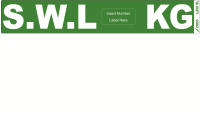 L208 XL - SWL (Number Space) KG Label (100)