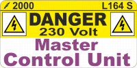 L164 S Main Control Panel Label (100)
