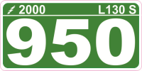 L130 S - 950 (Kg insert for L114L Labels)