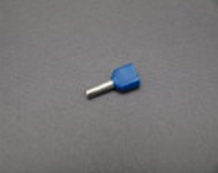 Insulated Ferrules 2.5mm Double Blue (100)