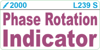 L239 S Phase Rotation Indicator Label (100)