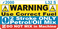 L032 S - 2 Stroke Petrol/Oil Mix