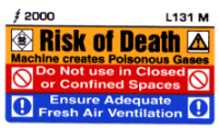 L131 M - Risk of Death, Poison Gas 4Col.